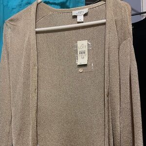 Loft Gold Sleeve cardigan